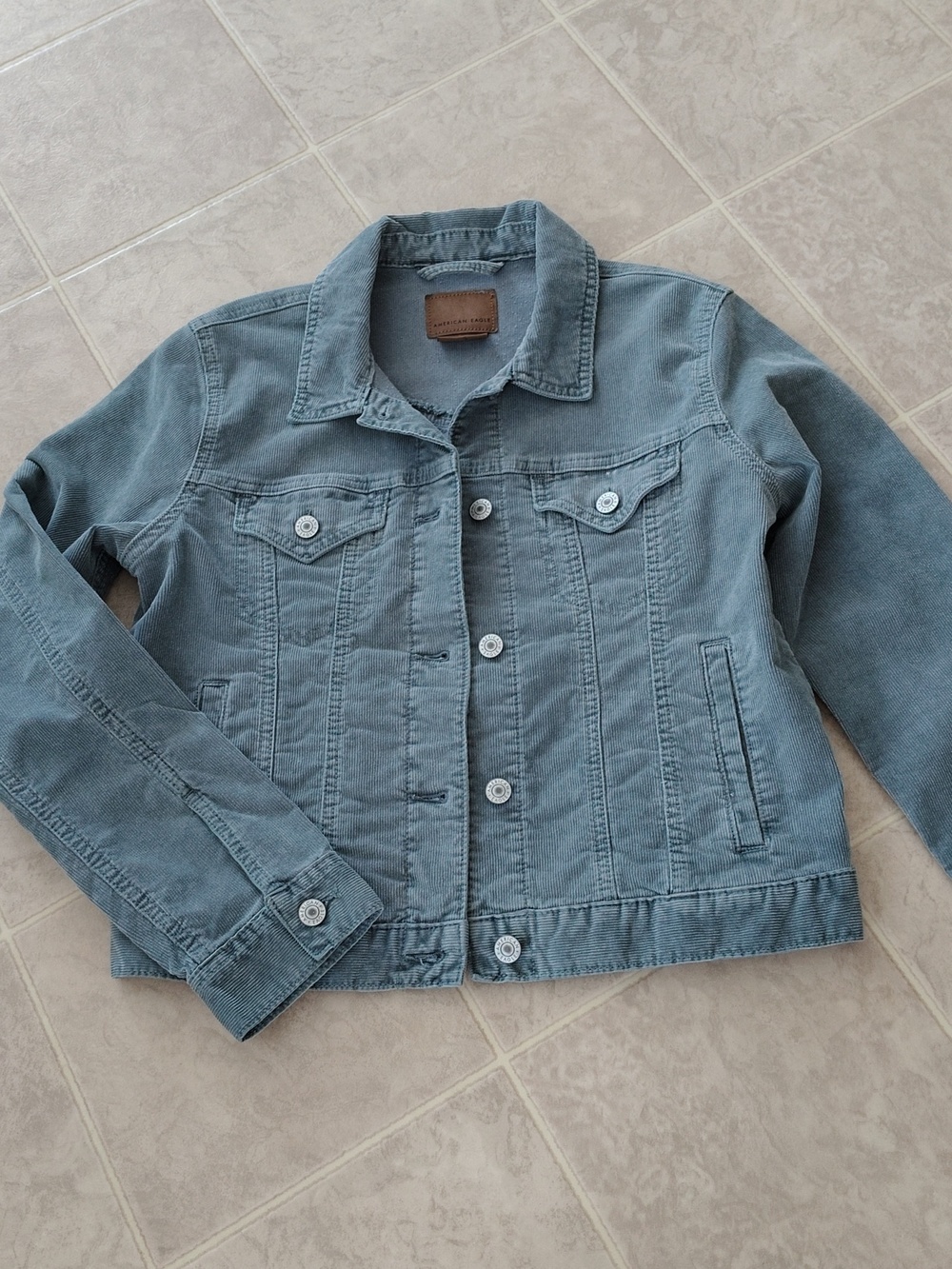 AEO Corduroy Jean Jacket, SIze M